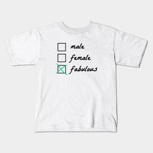 I am fabulous - design Kids T-Shirt